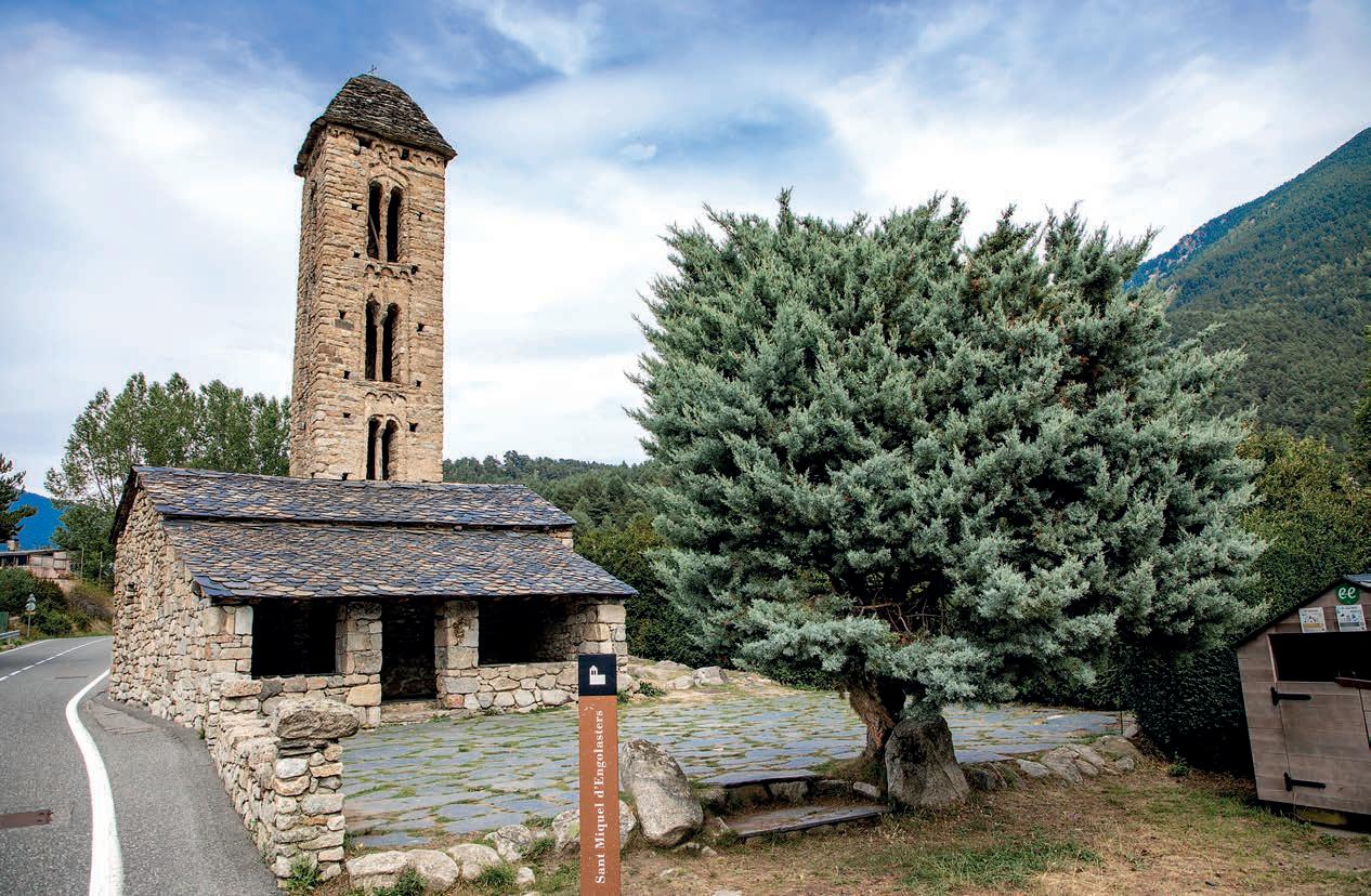 Vista de Sant Miquel d'Engolasters